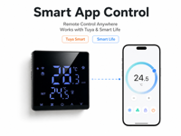 Interruptor Táctil WiFi para Hogar Inteligente OCY, Control por Voz con la Aplicación Tuya, Panel de PC Esmerilado, Termostato, Interruptores de Pared