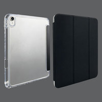 Étui pour tablette transparent avec fente pour crayon, fonction veille/réveil automatique, impression personnalisée, pour iPad Pro 12.9 Gen, fin et résistant aux chocs