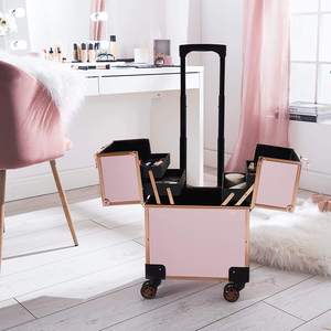 Belleza de maquillaje de aluminio caso Trolley bolsa de cosméticos de organizador caso <span class=keywords><strong>maleta</strong></span> de equipaje <span class=keywords><strong>para</strong></span> peluquería uñas artista - Product Image 2
