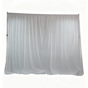 Tela de Lujo Blanca para Fondo de Escenario, para Bodas, Fiestas, Eventos y Ceremonias - Product Image 1