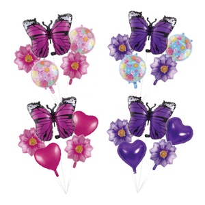 Ballons en aluminium écologiques et durables de la série Animaux en carton : <span class=keywords><strong>Lapin</strong></span>, <span class=keywords><strong>Papillon</strong></span> – Idéaux pour les fêtes d'anniversaire et du Nouvel An des enfants - Product Image 3