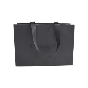 Custom printed logo sublimation clothes paper tote shopping bags with logos custom print