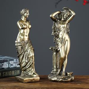 Figurine en résine pour la décoration intérieure <span class=keywords><strong>Bronze</strong></span> Aphrodite Statue de déesse grecque Vénus romaine personnalisée <span class=keywords><strong>Sculpture</strong></span> Souvenirs Cadeau - Product Image 5