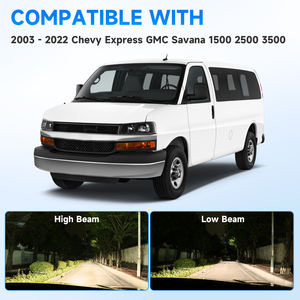 Горячая распродажа: Фара в сборе для <span class=keywords><strong>Chevrolet</strong></span> Express 2003-2022 | Фары для GMC Savana 1500 2500 3500 - Product Image 6