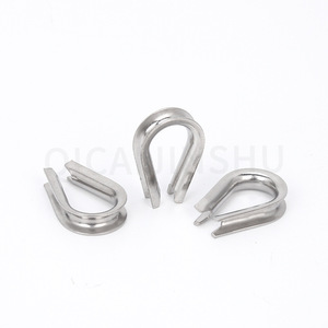 Clips de Acero Inoxidable para Cables de Alambre M2 a M28 para Uso Industrial, Superficie Lisa, Conexión de Orificio Redondo - Product Image 4