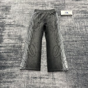Pantalons de survêtement amples pour hommes avec logo brodé personnalisé de haute qualité, streetwear, pantalons de sport, fabricants de vêtements pour hommes - Product Image 2