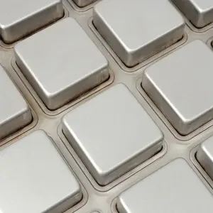 Loyang roti ukuran penuh tidak lengket, cetakan memanggang roti Muffin Mini <span class=keywords><strong>24</strong></span> lubang baja aluminium ukuran penuh - Product Image 3