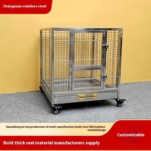 Gabbia per Pappagalli di Lusso in Acciaio Inox 304 a Tre Livelli, Ecologica con Chiusura a Cerniera, 156x95x117cm, Capacità 15kg - Product Image 5