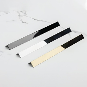 Usine En Gros Épais En Aluminium Métal Bord Protecteur Marbre Tuile Garniture Or <span class=keywords><strong>Plinthe</strong></span> <span class=keywords><strong>Plinthe</strong></span> Décoratif Or Tuile Profil Garniture - Product Image 6