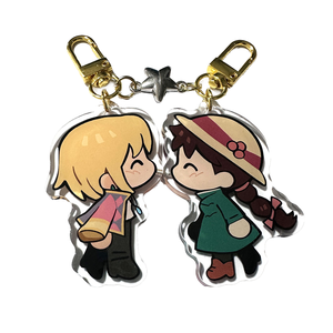 Acrylic Digital Photo <b>Keychain</b> <b>Anime</b> Printed Custom Shape Magnet Charm Digital Printing Customer Size Lovely Attachment - Product Image 1