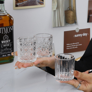 아메리칸 분위기 홈 클래식 세트 무연 외국 와인 맥주 위스키 샷 유리 작은 위스키 컵 시리즈 세트 - Product Image 2