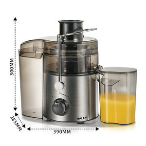 Extracteur de jus haute vitesse HALEY HY-2904 <span class=keywords><strong>1200W</strong></span>, large ouverture, 3 vitesses, <span class=keywords><strong>centrifugeuse</strong></span> en acier inoxydable avec gobelet à jus, pour usage domestique - Product Image 6