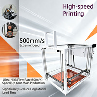 Nouvelle machine d'impression 3D industrielle surdimensionnée 800*800*800mm FDM avec plateau chauffant, production automatique de prototypes