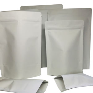 Bolsa de embalaje de té Kraft sellable con calor personalizada, bolsa de papel de almacenamiento de impresión con cremallera de plástico para <span class=keywords><strong>café</strong></span> - Product Image 5