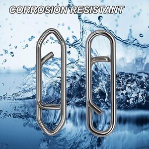 1 unidad de clips de pesca de polipropileno resistente al agua de alta resistencia, conectores rápidos para señuelos, herramienta manual fácil para crankbaits y poppers - Product Image 3