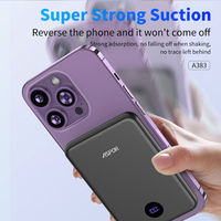 Aspor A383 Magnetische Kabellose Powerbank 5000mAh Mini Tragbare PD20W Powerbank Li-Polymer-Akku Festkörperbatteriezellen
