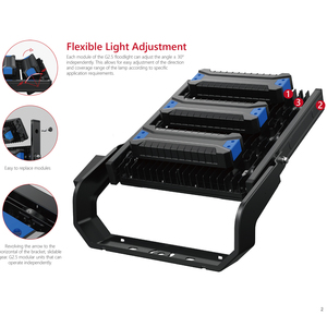 1200W độ sáng cao dẫn lũ ánh sáng 180000lm IP66 dẫn lũ ánh sáng 300W 600W 900W 900W mô-đun sân vận động thể thao chiếu sáng - Product Image 5