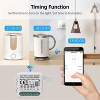 Interrupteur intelligent WiFi Zigbee avec commande vocale, application Tuya, mini disjoncteur intelligent pour la maison, 1, 2, 3 ou 4 voies, relais de lumière