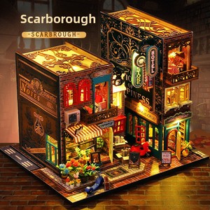 Support de livre pop-up <span class=keywords><strong>en</strong></span> bois à monter soi-même, cadeau pour les 14 ans et plus, puzzle 3D <span class=keywords><strong>en</strong></span> bois, jeu de puzzle, jouet anti-stress, jouet éducatif STEM - Product Image 2