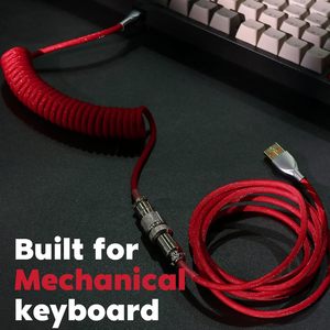 Cavi per tastiera intrecciati da 1,5 m, tipo C a USB-A, con connettore Aviator staccabile, per tastiere da gioco/tablet - Product Image 6