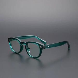キャプテンジャックデップ香港スタイルレトロな流行のアンチブルーライトブロッキングリムレスフルフレーム読書メガネフレームユニセックス - Product Image 2