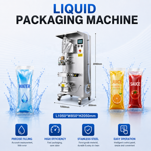 Machine d'emballage de sachets liquides commerciaux, machine d'emballage d'eau pour l'eau potable, les jus et les boissons - Product Image 2