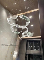 Lampe suspendue au plafond en cristal doré pour bar hôtel maison lustre lampes décoratives pour la décoration de la maison
