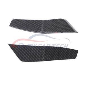 Kit de carrosserie en fibre de carbone pour Audi <span class=keywords><strong>RS6</strong></span> RS7 2020-2023 <span class=keywords><strong>ABT</strong></span> style 2 pièces couteau canards pare-chocs avant spoiler diffuseur autocollant - Product Image 2