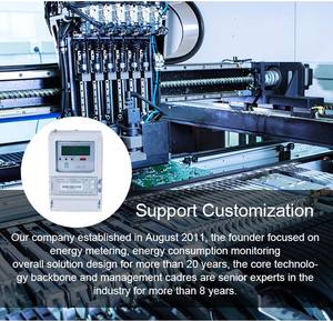 スマートな3相プリペイパワースマートエネルギーメーターオンラインシステムリモコンとLCDディスプレイWifi接続 - Product Image 2