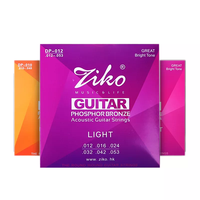 kabat ZIKO Guitar String DP-010/011/012 Acoustic Guitar Brass Phosphor Bronze Strings Ziko Guitar Strings