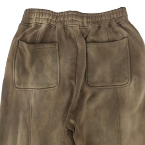 <span class=keywords><strong>Pantaloni</strong></span> Jogger Larghi Vintage Lavati <span class=keywords><strong>Marroni</strong></span> di Alta Qualità, Personalizzabili, in Cotone Pesante, Stile Streetwear, con Elastico in Vita, Casual - Product Image 5