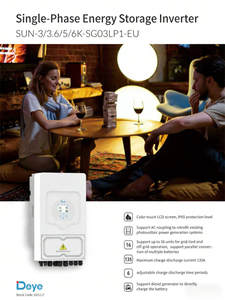 อินเวอร์เตอร์แบบไฮบริด2 MPPT อินเวอร์เตอร์แบบอินเวอร์เตอร์แบบอินเวอร์เตอร์ออฟกริดในยุโรป3.6kw 10KW 8KW 6KW 12KW 16KW แบตเตอรี่ Lv เอาต์พุต230V AC - Product Image 4