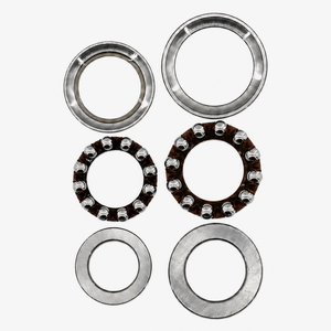 Kit de roulements de direction à billes avec rondelle plate et anneau de roulement, Ø extérieur 47mm 55mm, Ø intérieur 25mm 30mm pour moto - Product Image 3