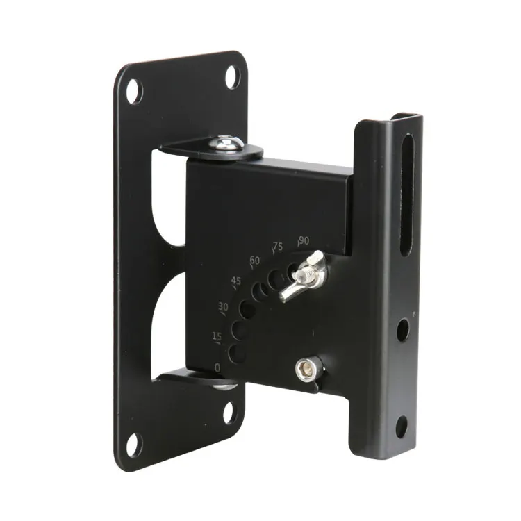 Sound Town 2-Pack Adjustable Wall Mount Speaker Brackets with Swivel degree Angle Adjustment Pair of Speaker Wall Mounts
