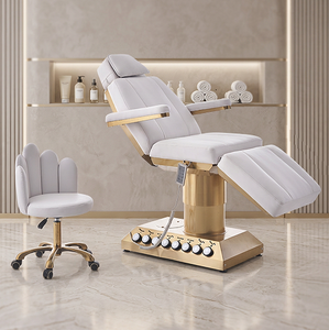 Table de Beauté Électrique Réglable Multi-Positions Inclinable et Rabattable avec Base Épaissie à Haute Capacité de Charge pour Soins de la Peau et Traitements en Salon - Product Image 3