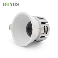 Plafonnier LED encastré COB étanche IP65 pour salle de bain 7W