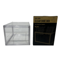 Boîte à chaussures Aj empilable Armoire à chaussures Aj pliable en plastique pour salon Bac à chaussures pliable avec couvercles