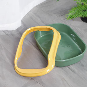 Arenero para Gatos <span class=keywords><strong>de</strong></span> Gran Capacidad <span class=keywords><strong>con</strong></span> <span class=keywords><strong>Rejilla</strong></span>, Pala para <span class=keywords><strong>Arena</strong></span> para Gatos, Inodoro para Gatos Anti-Salpicaduras Reforzado, <span class=keywords><strong>Arena</strong></span> <span class=keywords><strong>de</strong></span> Plástico - Product Image 3