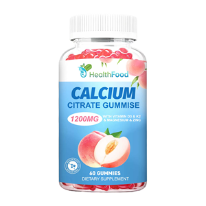 Factory Wholesale Calcium Citrate Gummies Supports Teeth Health and Maintain Overall Wellness with Dietary <b>Supplement</b> - Product Image 1