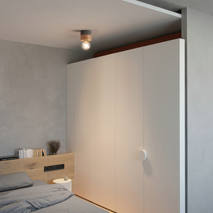 Lampe Moderne 4W E27 Corps en <span class=keywords><strong>Bois</strong></span> Aluminium Maison Intérieur Ceil Surface Led Down Light - Product Image 4