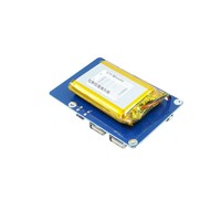 Carte d'extension de batterie au lithium pour Raspberry Pi 3B/3B+ avec double alimentation USB pour fonctionnement hors ligne