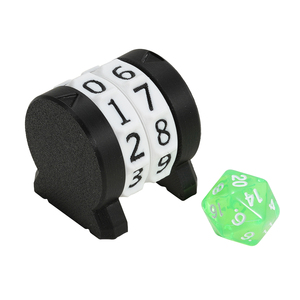 Compteur <span class=keywords><strong>de</strong></span> points double en plastique rigide rotatif pour suivi HP, portable, pour <span class=keywords><strong>jeu</strong></span> <span class=keywords><strong>de</strong></span> <span class=keywords><strong>cartes</strong></span> à collectionner EDH Commander sur table - Product Image 4