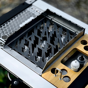 อุปกรณ์เสริมเตาแก๊ส <span class=keywords><strong>IGT</strong></span> สำหรับตั้งแคมป์กลางแจ้ง ใช้ได้กับเตาแก๊ส GS450  แผ่นปิดเตาเหล็กสแตนเลสแบบดัดแปลงสำหรับหิมะ - Product Image 2