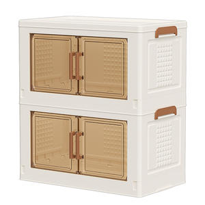 Meerlaagse Opvouwbare Plastic Opbergdoos Pp Desktop Briefpapier Organizer Diversen Sorteerkastdeur Voor Thuiskastje - Product Image 5