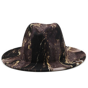 Personnalisé pas cher <span class=keywords><strong>prix</strong></span> impression laine feutre Fedora chapeaux femmes en gros <span class=keywords><strong>2022</strong></span> femme - Product Image 6