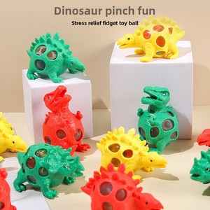 Jouet à presser Dinosaure Anti-Stress et Anti-Anxiété, Balle en caoutchouc en forme de raisin, Nouveau style créatif, Farce pour filles, garçons et enfants - Product Image 3