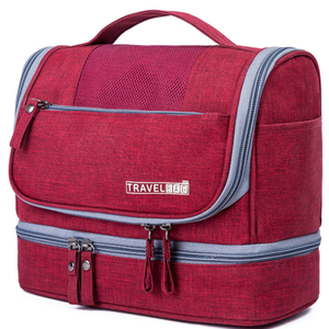 Trousse de Toilette de <span class=keywords><strong>Voyage</strong></span> Luxe Multicolore en Tissu Oxford avec Fermeture Éclair, Portable, Imperméable et Suspendable - Product Image 6