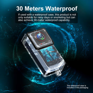 Cámara de Acción 4K HD Antivibración Impermeable con Pantalla de 1.3 Pulgadas, Grabadora para Motociclismo, Montaje en Pecho y Cabeza, para Buceo - Product Image 4