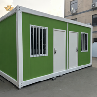 Casa Contenedor Prefabricada de Lujo Moderna, Desmontable y Personalizable de 20 pies/40 pies, Tipo Cabaña Móvil Pequeña