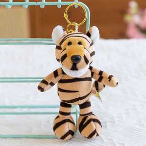 Đồ chơi thú nhồi bông khỉ nhỏ hổ hươu cao cổ sư tử voi rừng thú hoang dã móc khóa đồ chơi mềm - Product Image 6